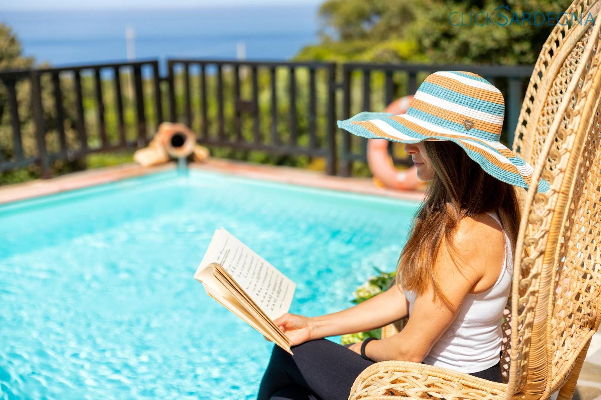 Alghero Villa Barranch con piscina vista mare per 6 persone Esterno foto