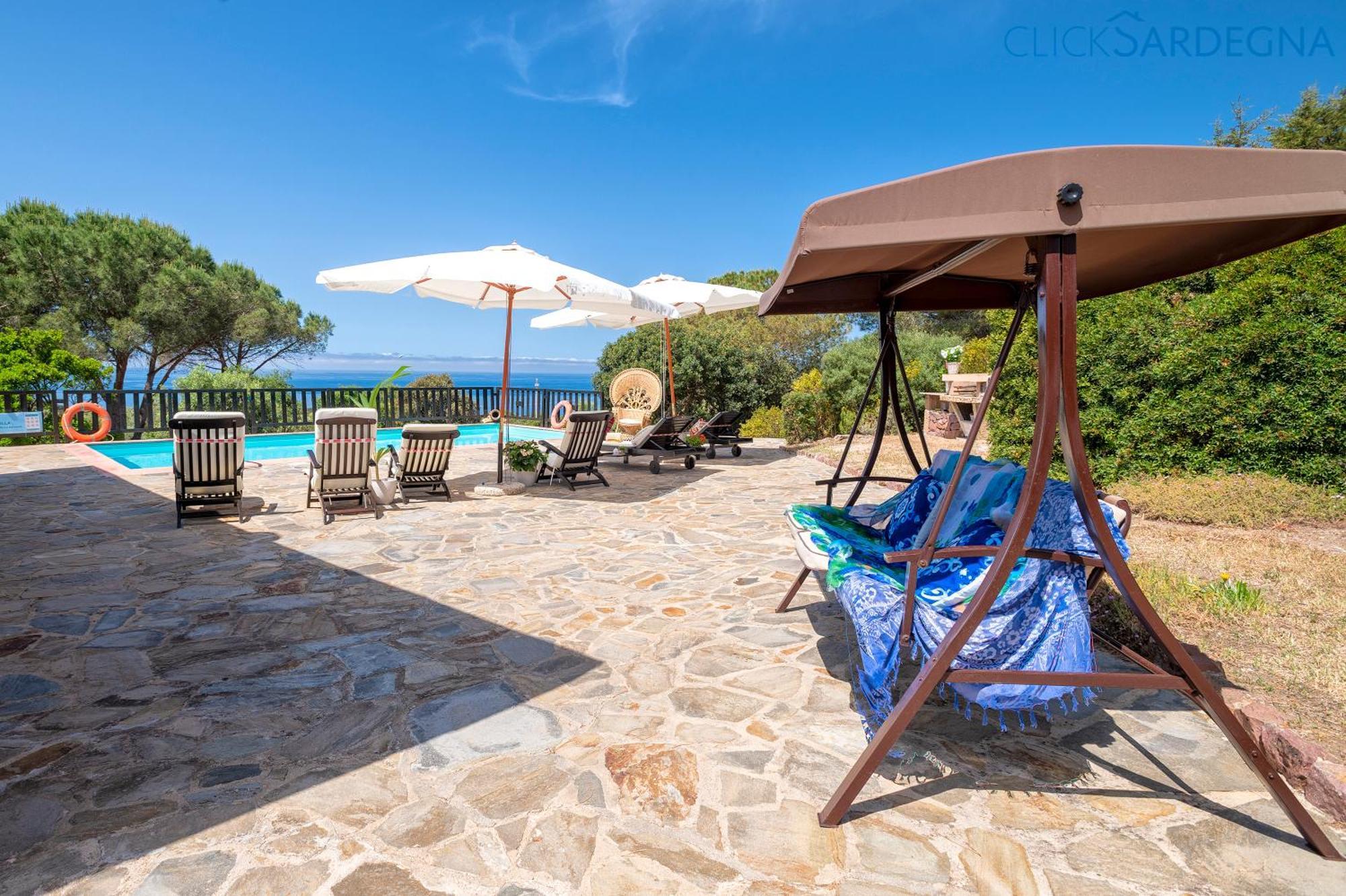 Alghero Villa Barranch con piscina vista mare per 6 persone Esterno foto