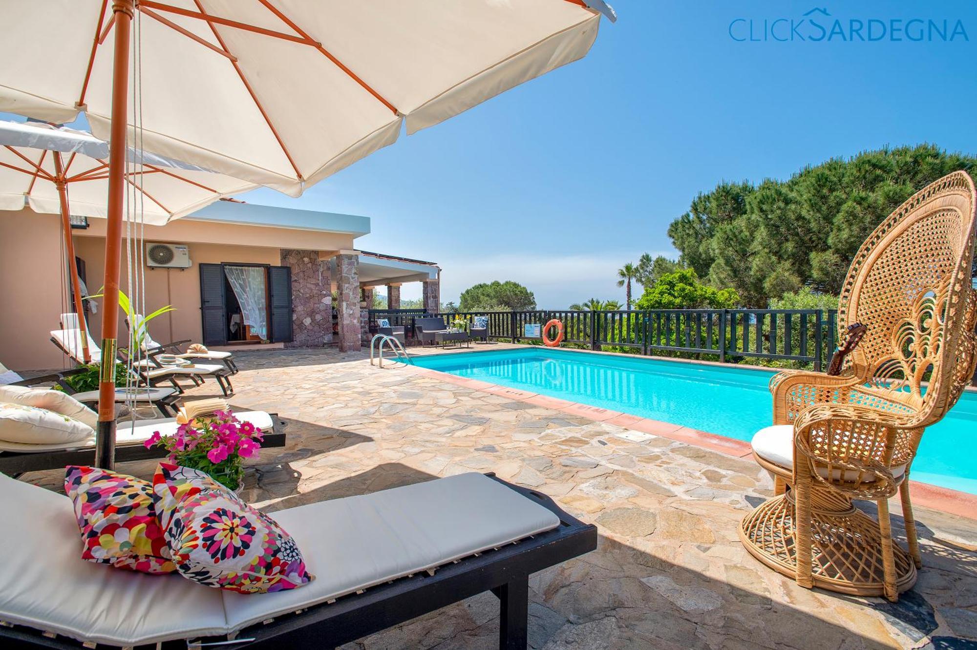 Alghero Villa Barranch con piscina vista mare per 6 persone Esterno foto