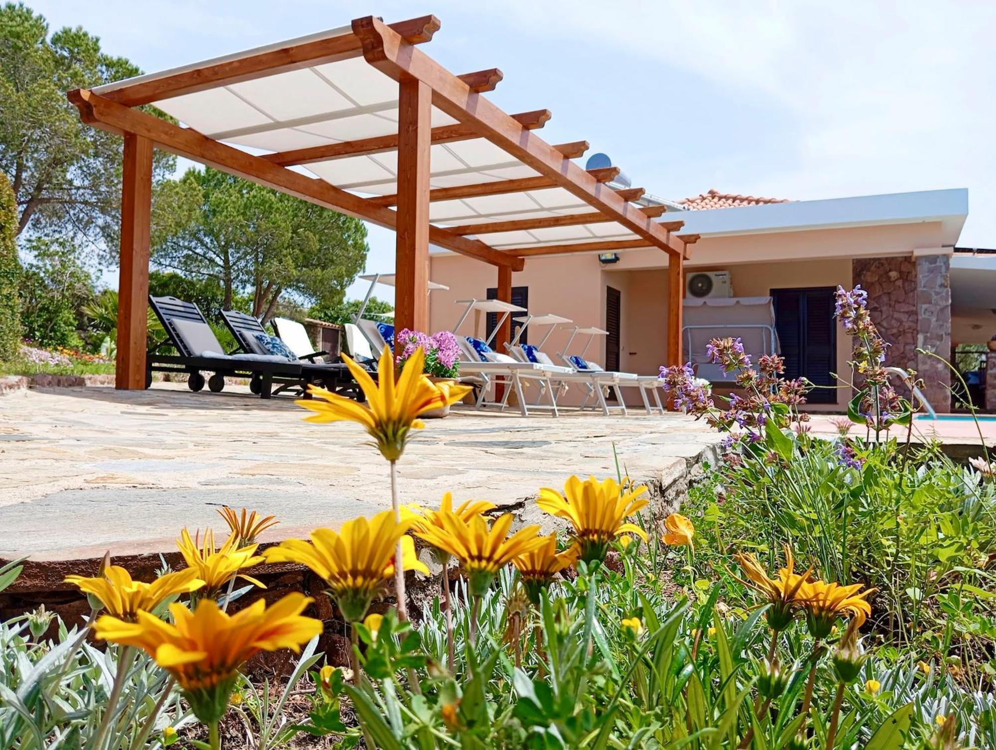 Alghero Villa Barranch con piscina vista mare per 6 persone Esterno foto