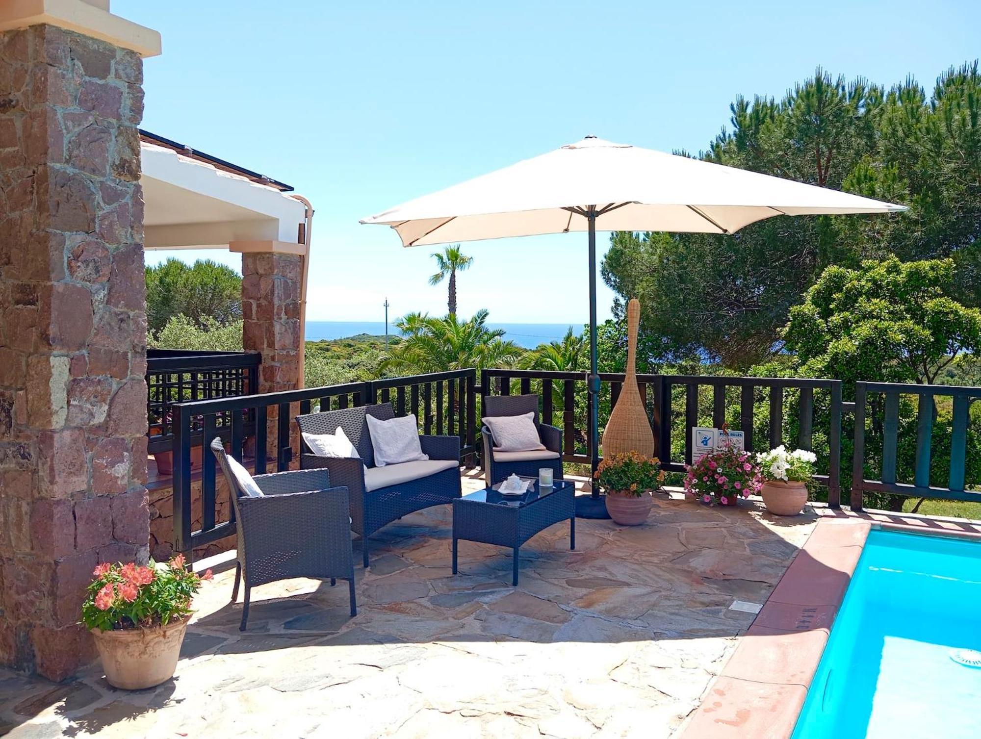 Alghero Villa Barranch con piscina vista mare per 6 persone Esterno foto