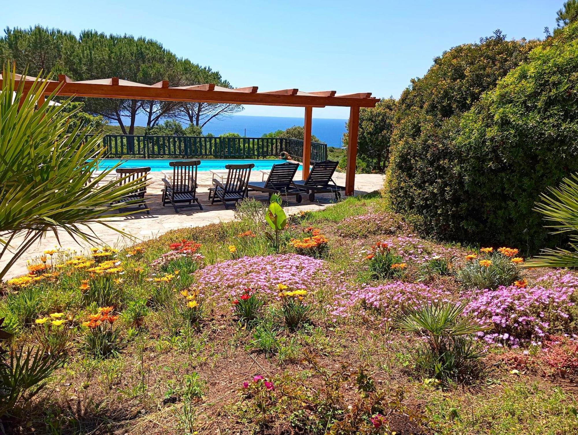 Alghero Villa Barranch con piscina vista mare per 6 persone Esterno foto