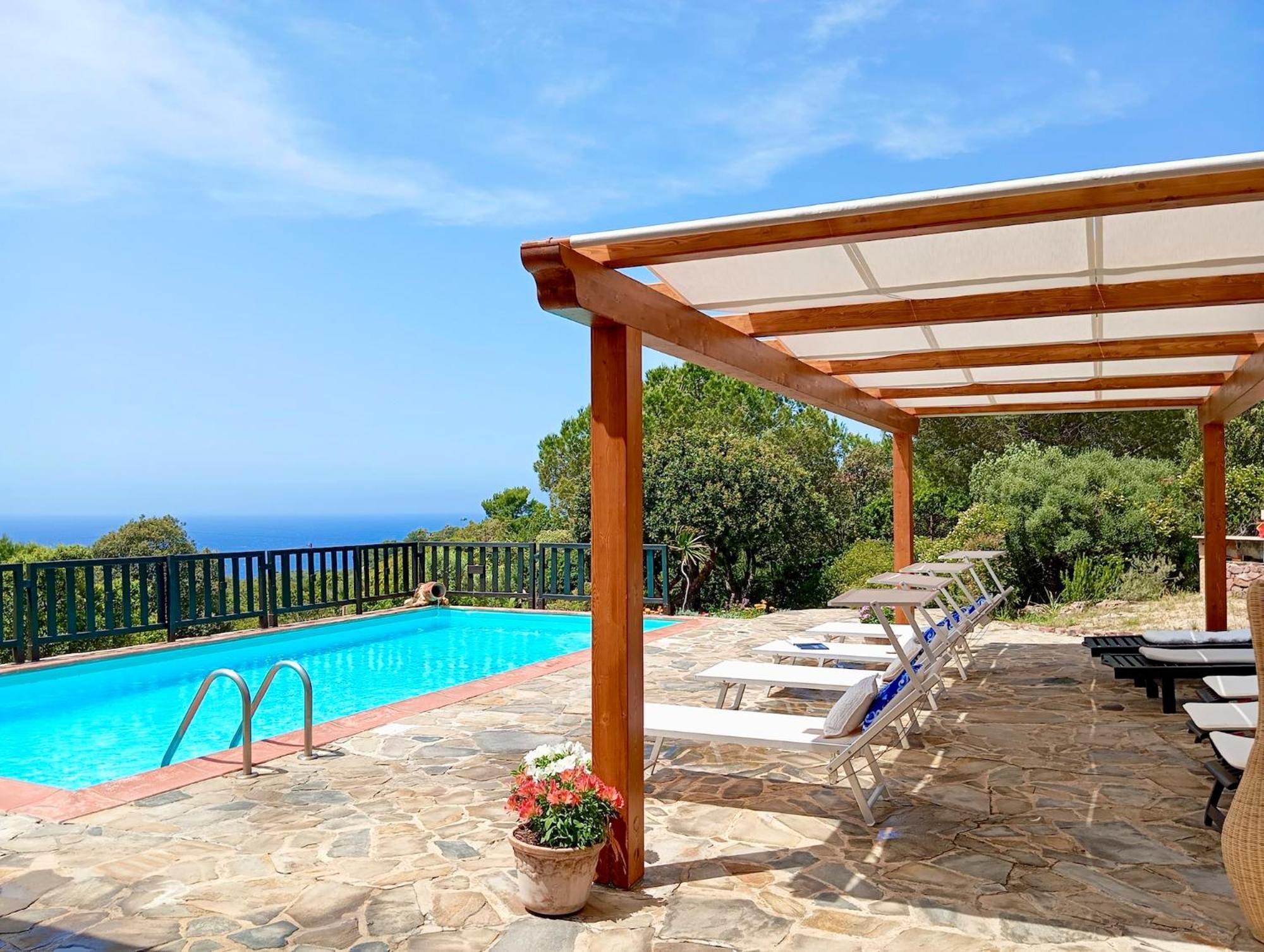 Alghero Villa Barranch con piscina vista mare per 6 persone Esterno foto
